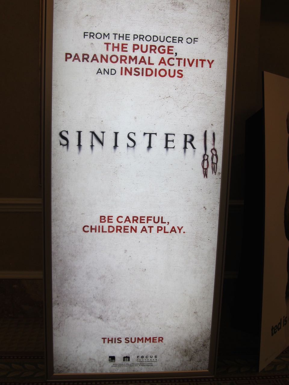 Sinister II Poster CinemaCon