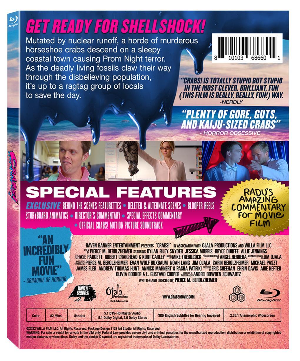 Crabs! Blu-ray (Back cover)