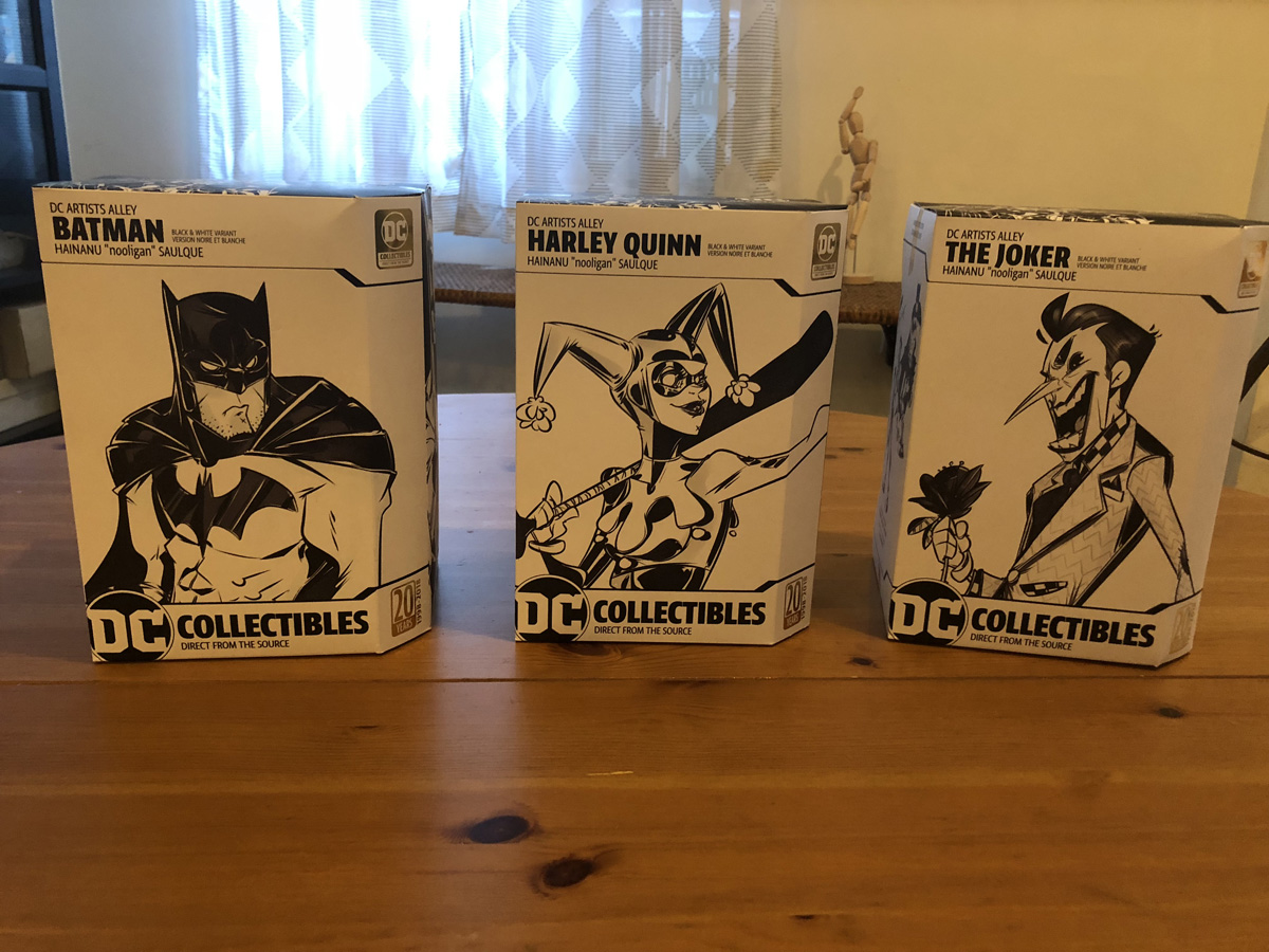 DC Artists Alley Black and White Variants