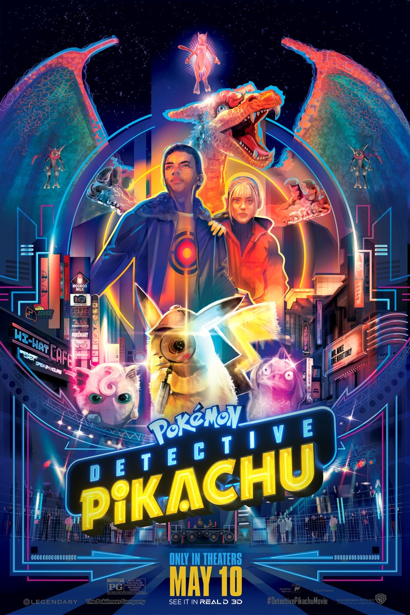 Detective Pikachu RealD 3D Poster