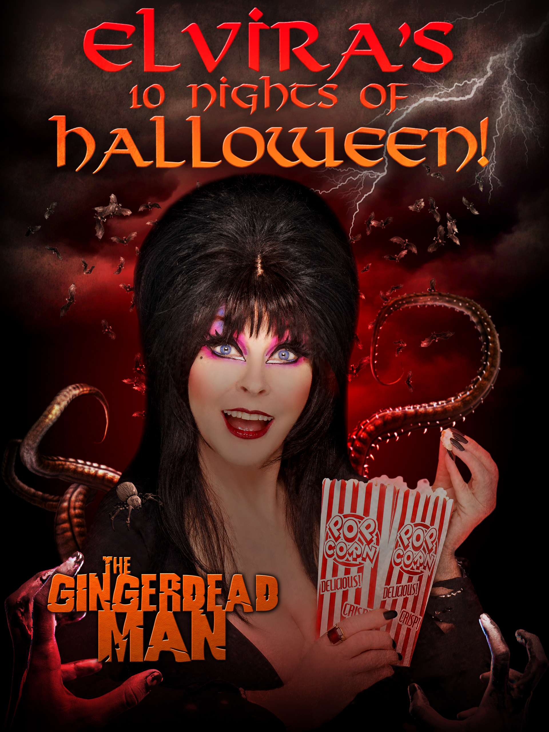 Elviras 10 Nights of Halloween Gingerdead