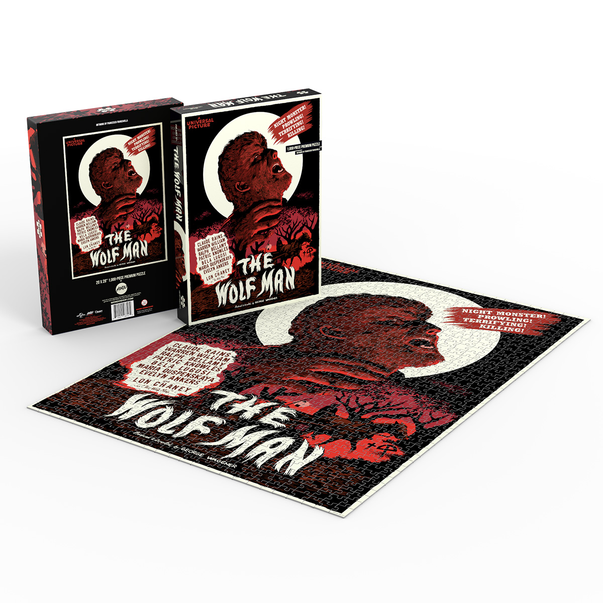 Exclusive: Mondo's Four New Universal Monsters Puzzles