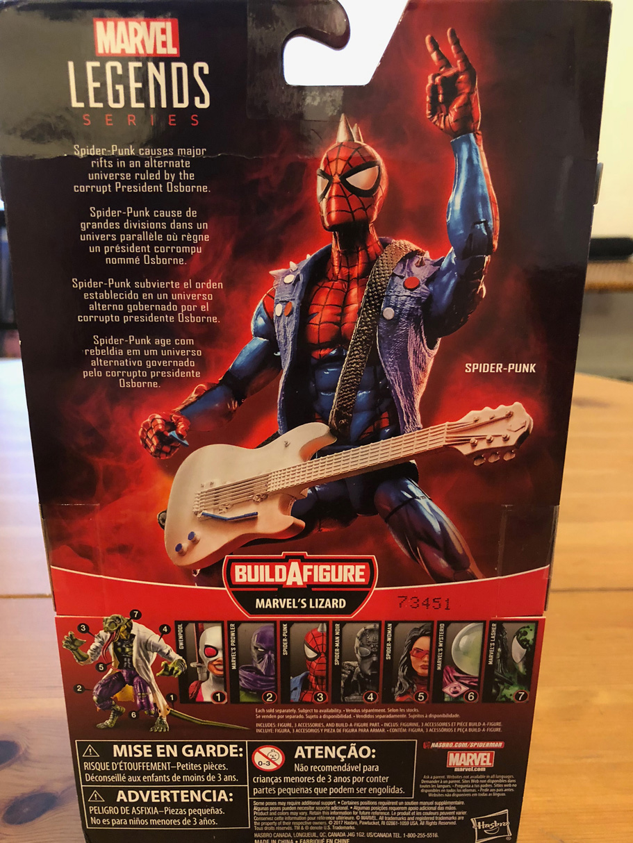 Hasbro 2018 Spider-Man Marvel Legends