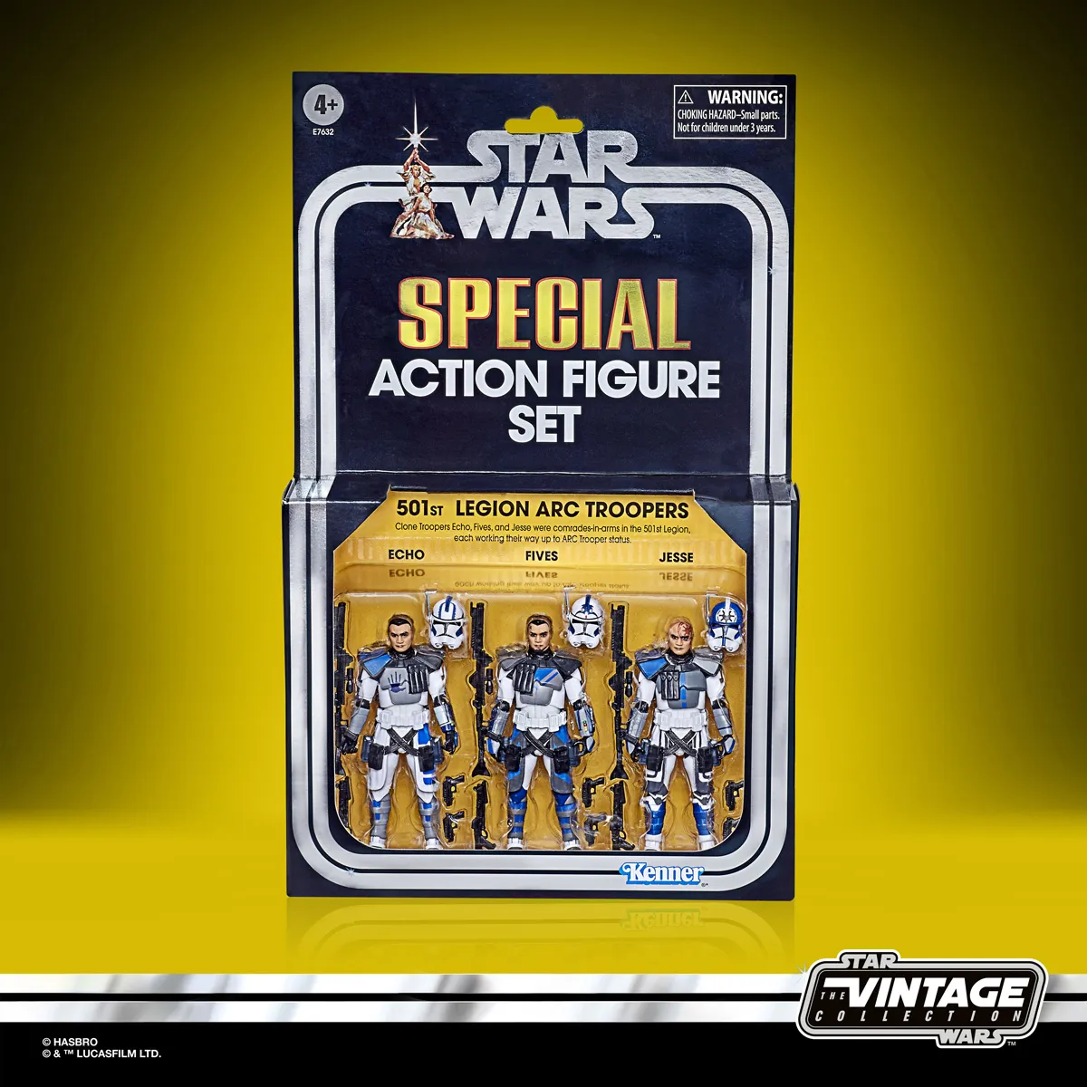Star Wars The Vintage Collection Star Wars The Clone Wars 501st Legion Arc Troopers Figure 3 Pack In Pck