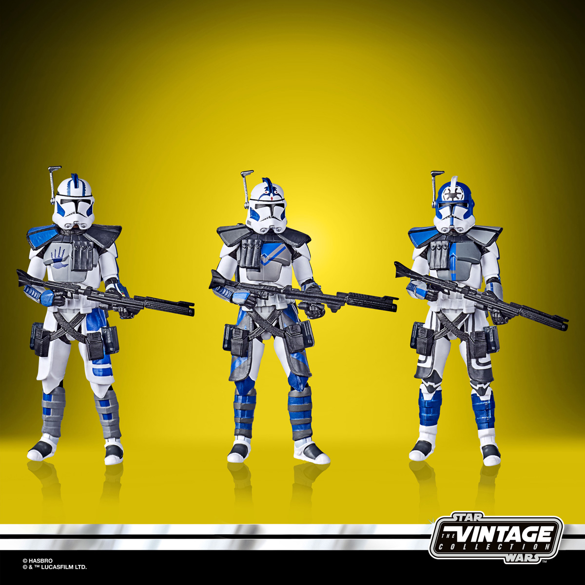 Star Wars The Vintage Collection Star Wars The Clone Wars 501st Legion Arc Troopers Figure 3 Pack Oop 1
