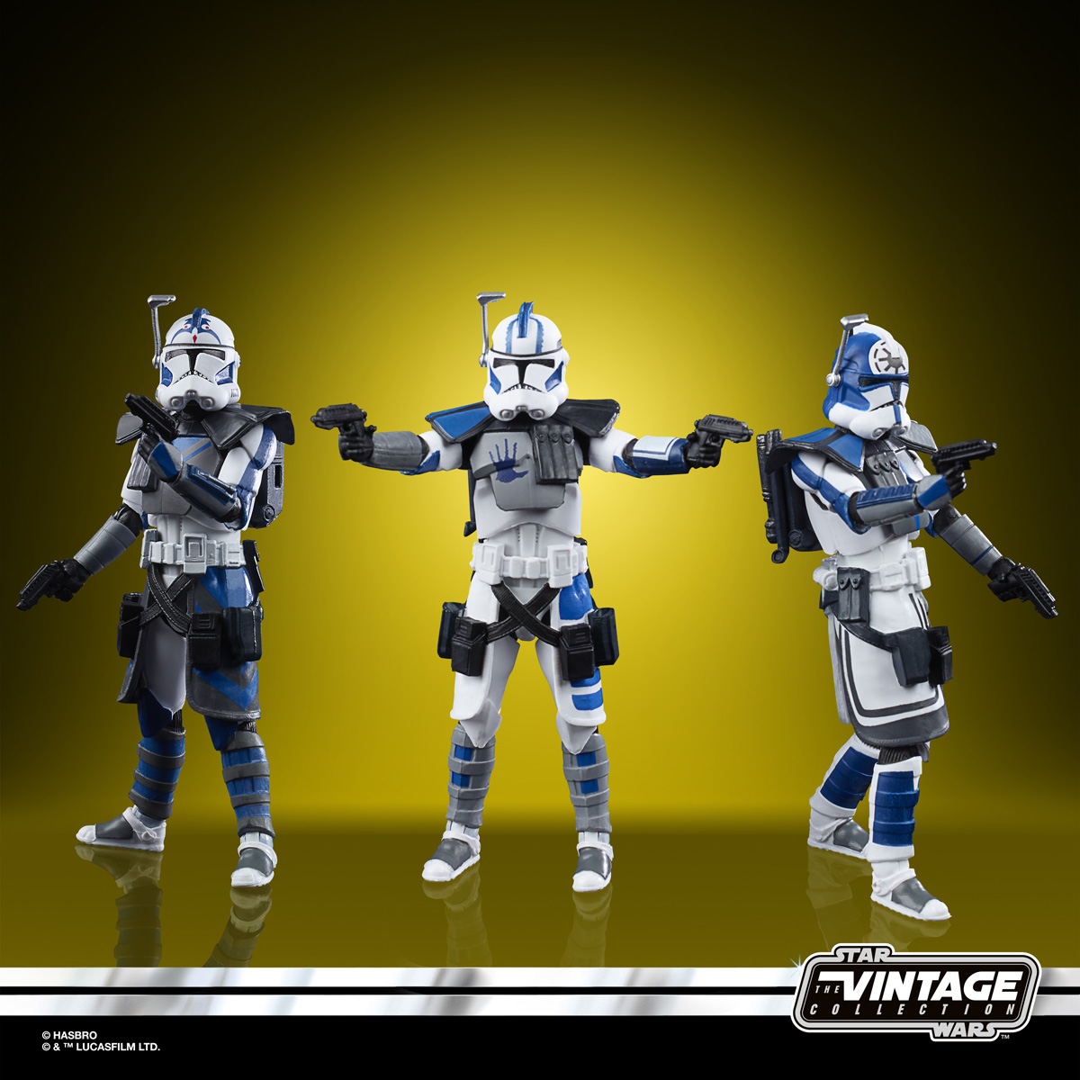 Star Wars The Vintage Collection Star Wars The Clone Wars 501st Legion Arc Troopers Figure 3 Pack Oop 2