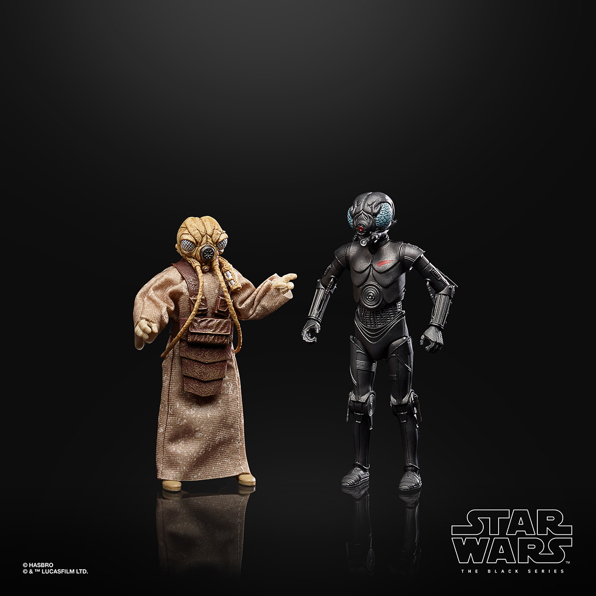 Star Wars The Black Series 6 Inch 4 Lom and Zuckuss Figure 2 Pack Oop 1