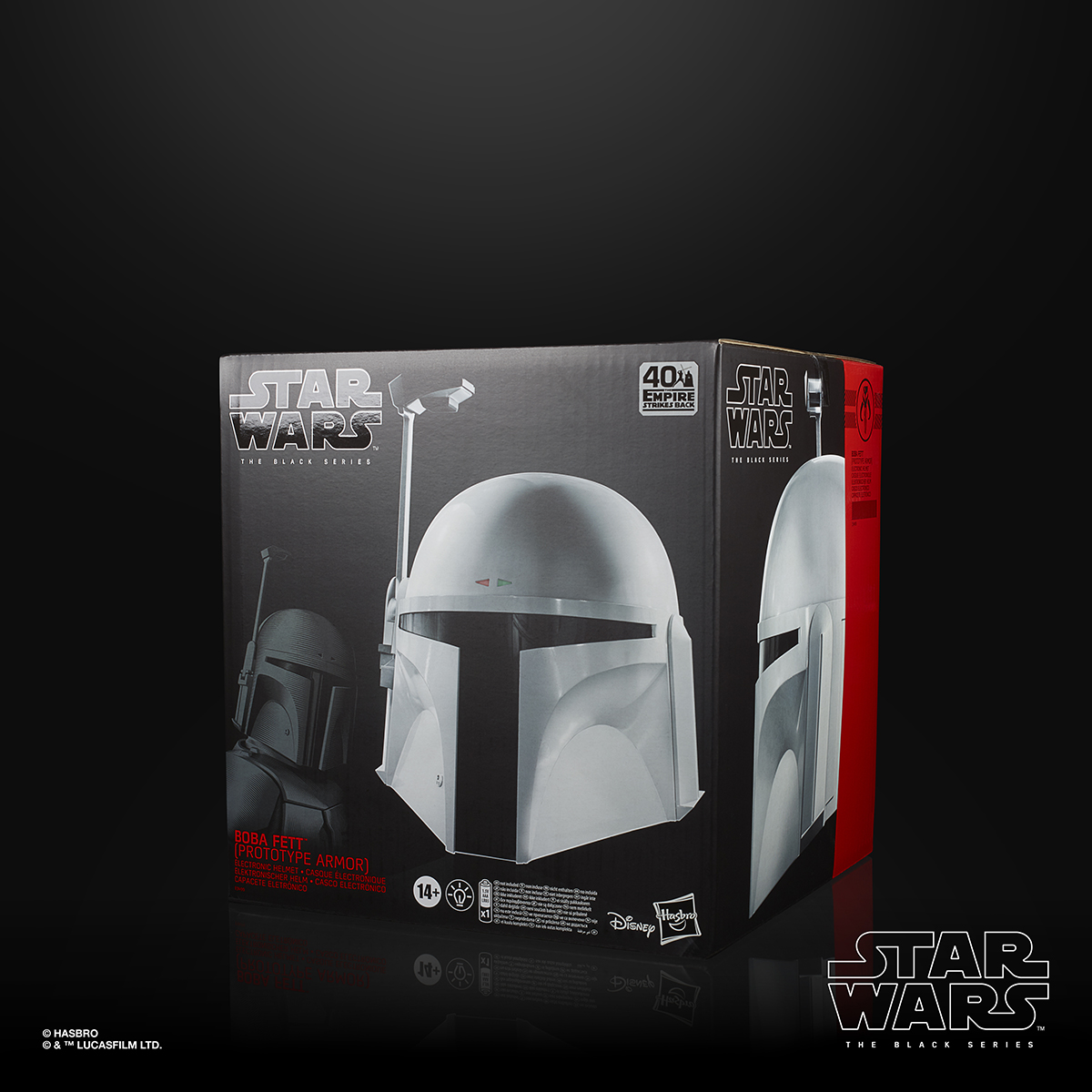Star Wars The Black Series Boba Fett Prototype Armor Electronic Helmet In Pck 2
