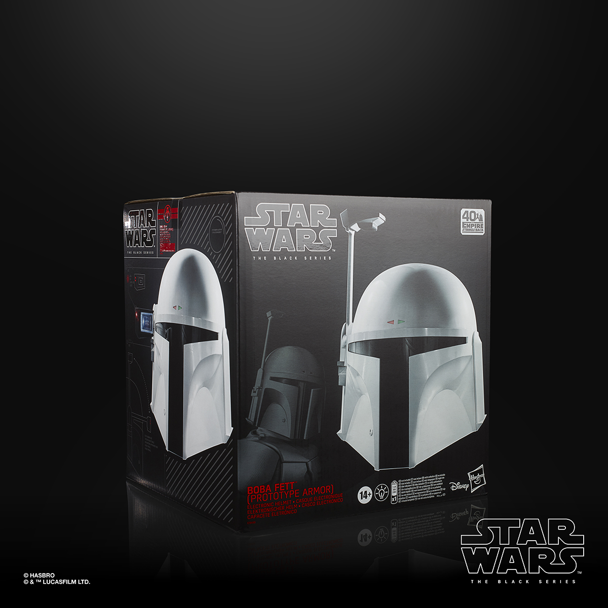 Star Wars The Black Series Boba Fett Prototype Armor Electronic Helmet In Pck 3