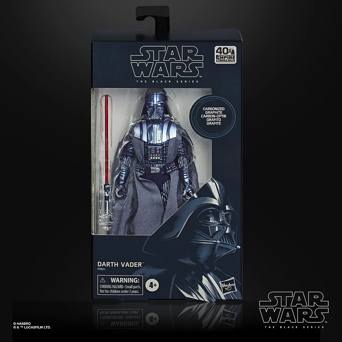 Star Wars The Black Series Carbonized Collection 6 Inch Darth Vader Figure In Pck