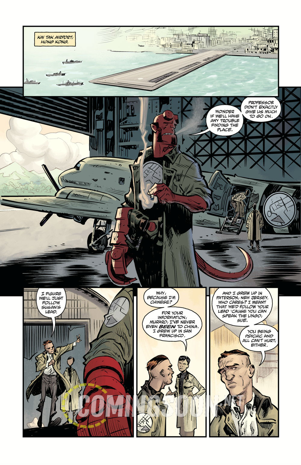 Hellboy and the BPRD: 1954 – Ghost Moon #1 Page 2