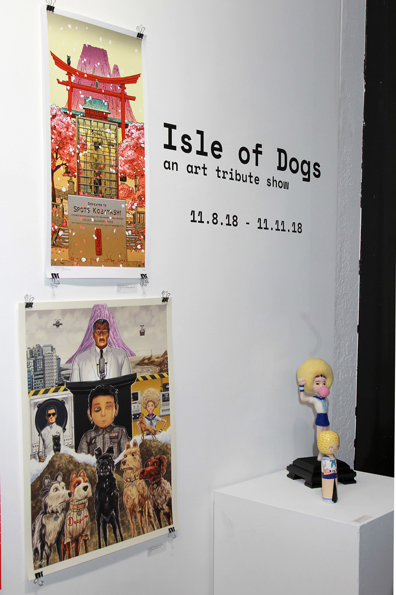 Isle of Dogs Art Exhibit
