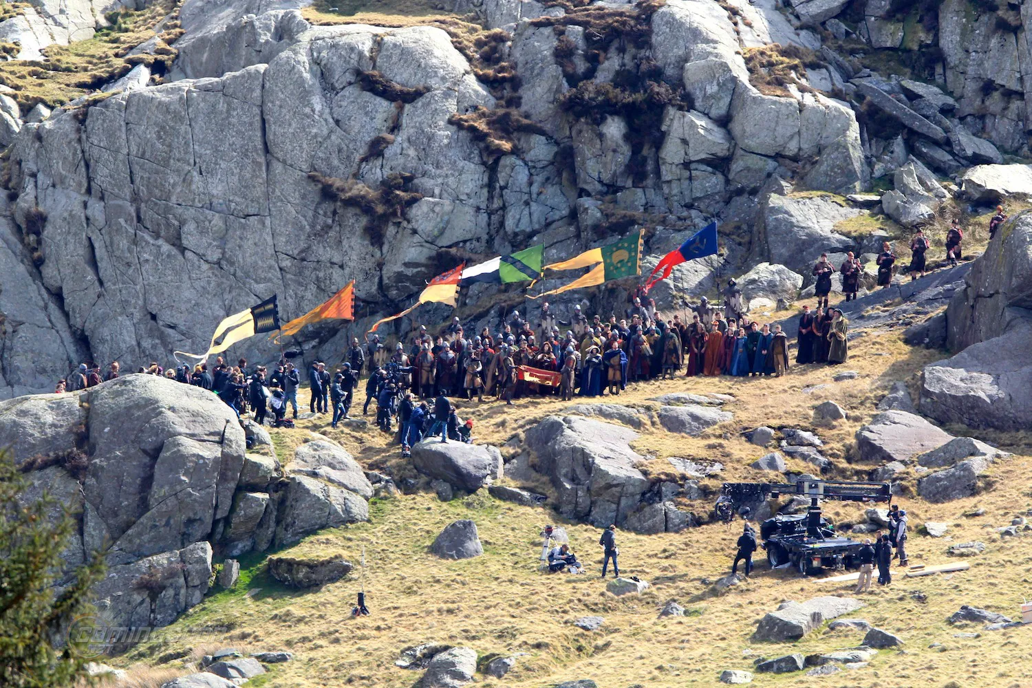 'Knights of the Roundtable: King Arthur' filming in Wales

Featuring: Atmosphere
Where: Conwy, United Kingdom
When: 14 Apr 2015
Credit: WENN.com