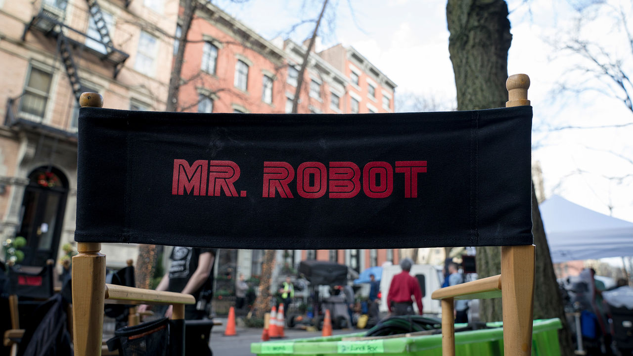 The Mr. Robot season 4 poster shows its holiday spirit