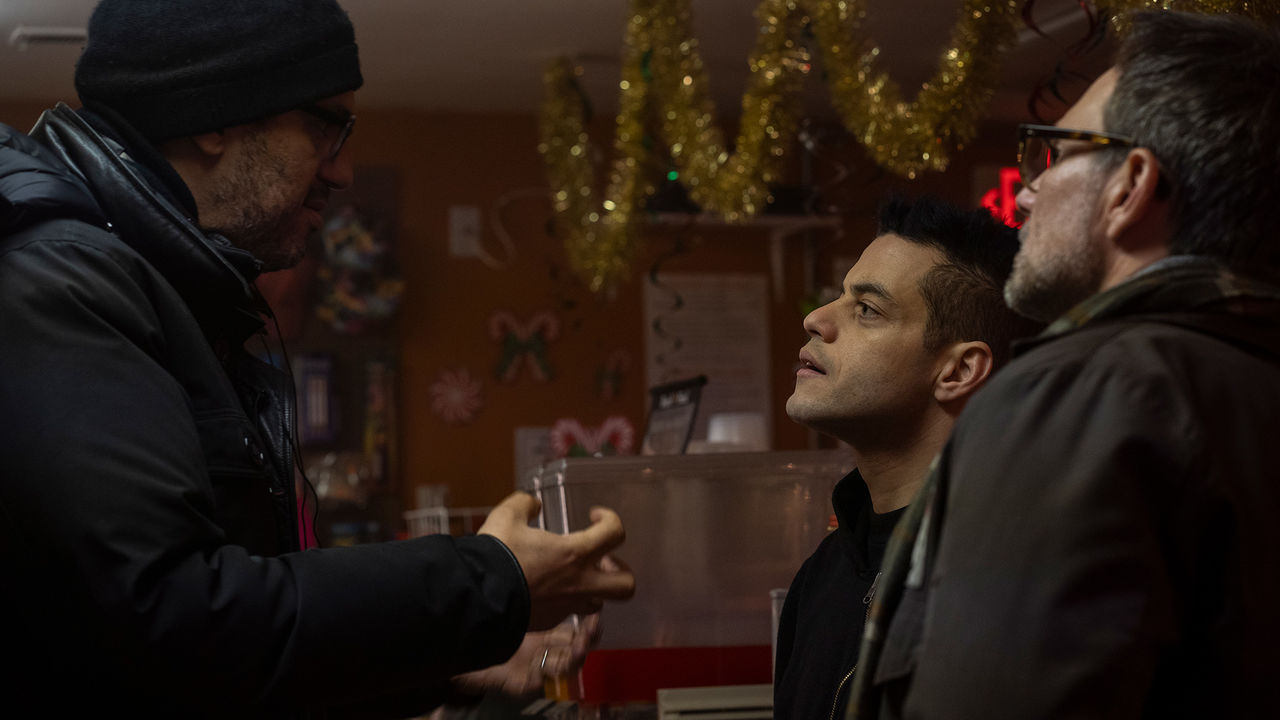 The Mr. Robot season 4 poster shows its holiday spirit