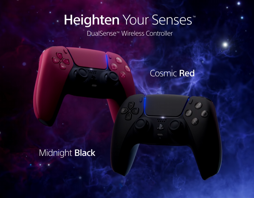 Midnight Black and Cosmic Red