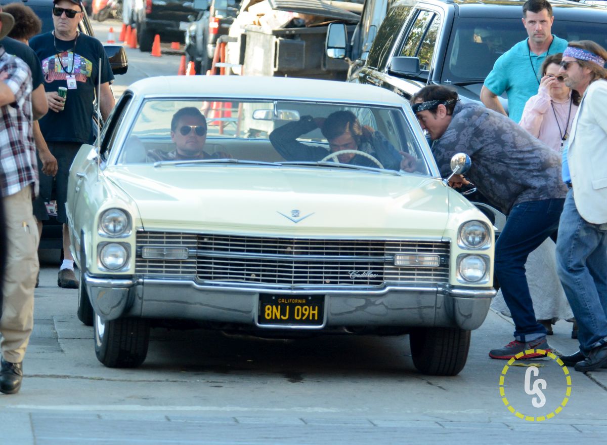 Once Upon a Time in Hollywood set photos