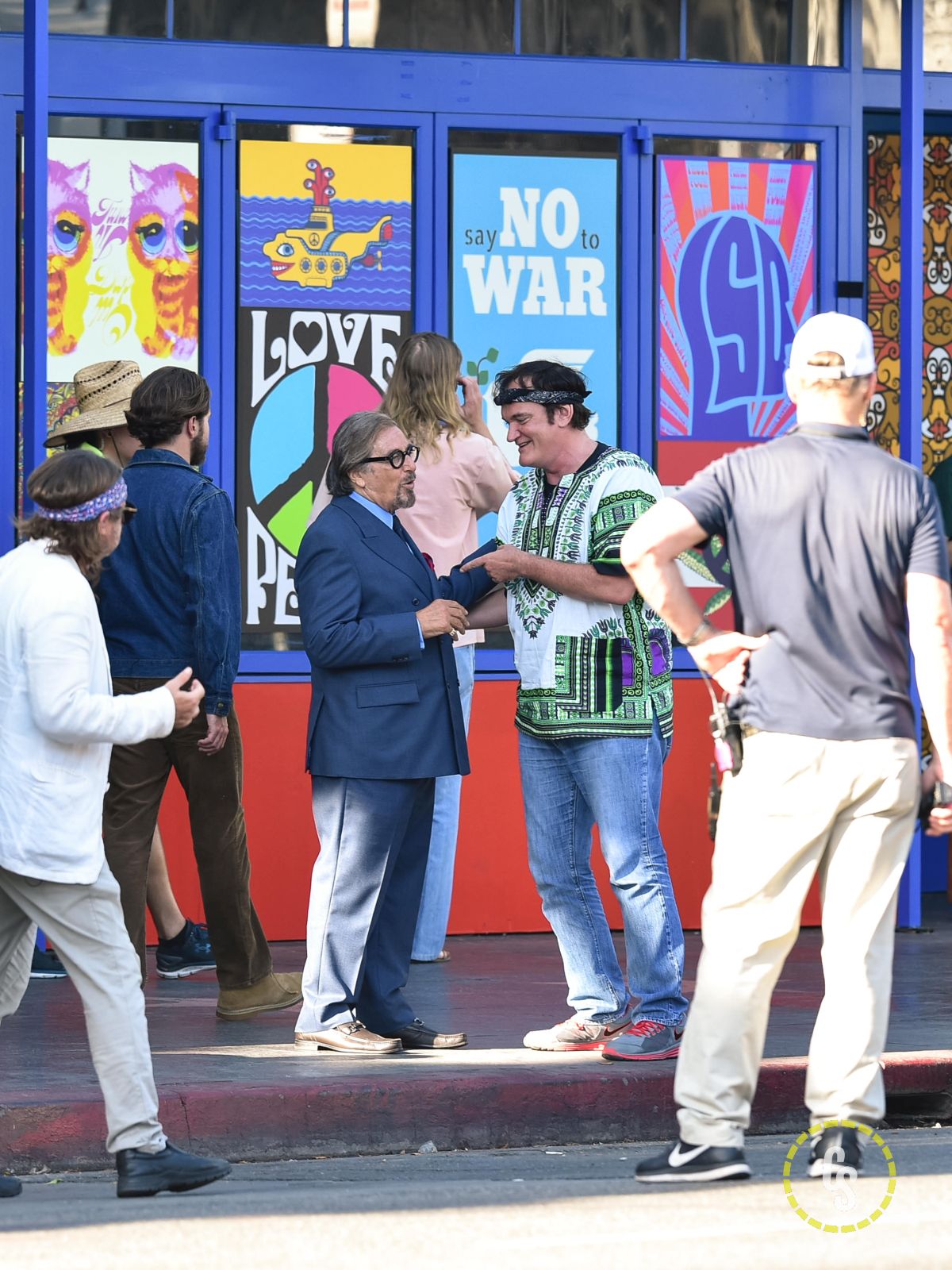 Once Upon a Time in Hollywood set photos