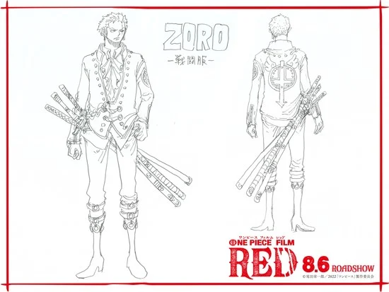 One Piece Film: Red Showcases Battle Wear Designs