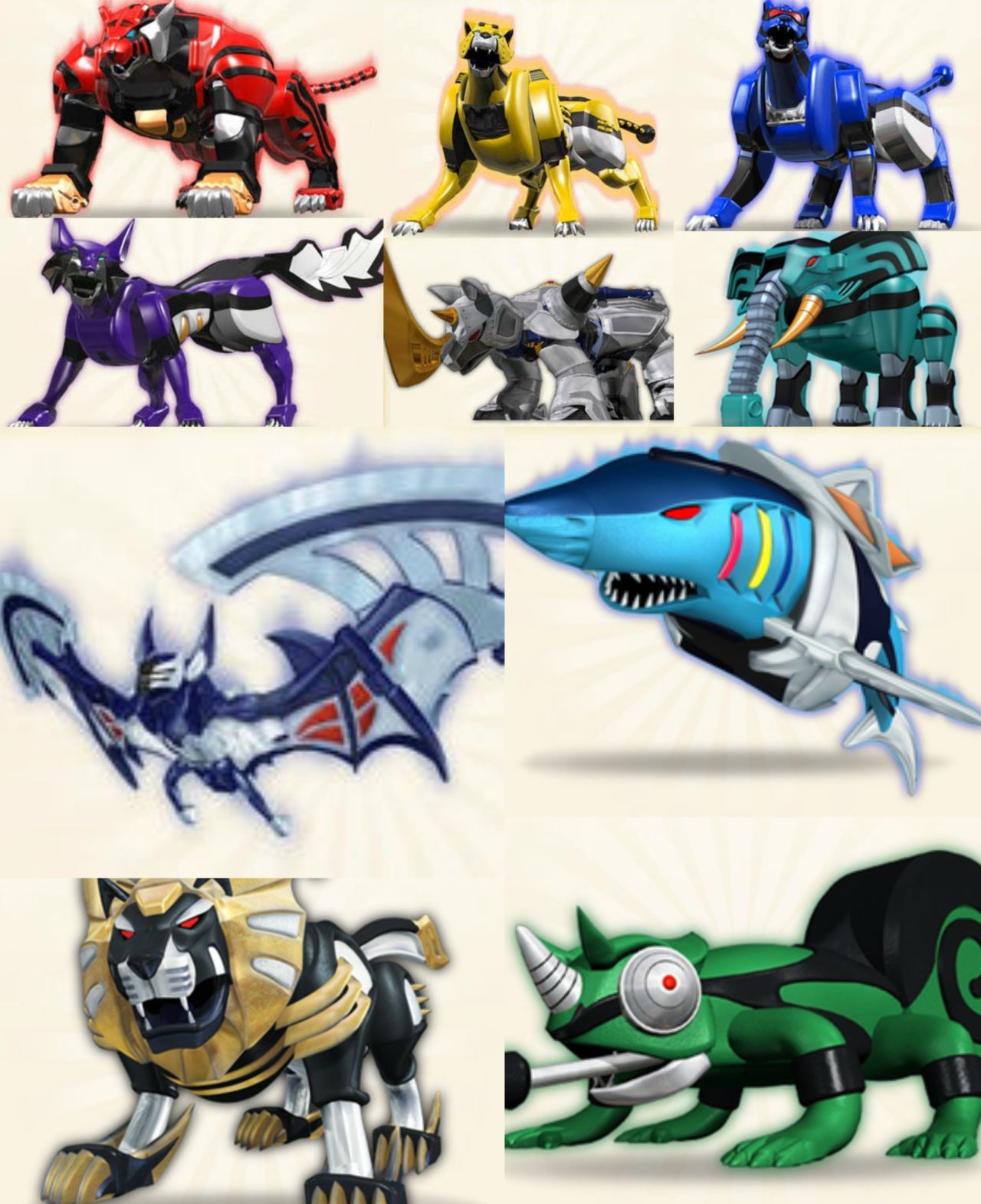 A History of the Power Rangers Zords 