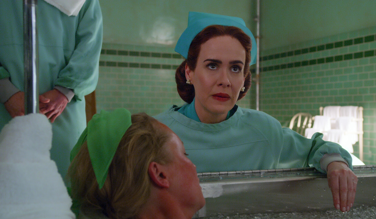 RATCHED (L to R) SARAH PAULSON as MILDRED RATCHED in episode 103 of RATCHED Cr. COURTESY OF NETFLIX Â© 2020