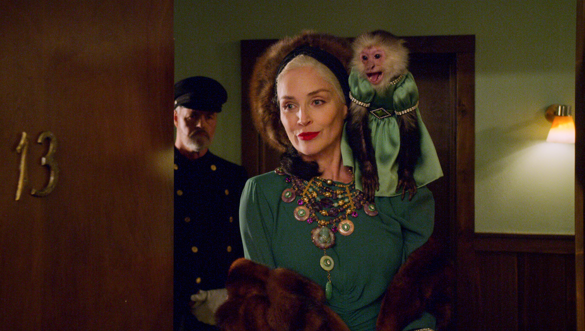 RATCHED (L to R) SHARON STONE as LENORE OSGOOD in episode 105 of RATCHED Cr. COURTESY OF NETFLIX Â© 2020