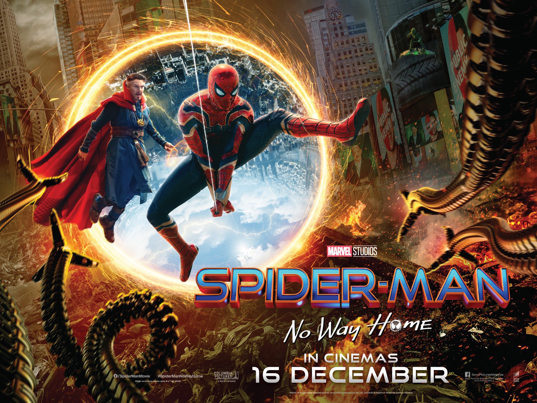 Spider-Man: No Way Home Poster 2 