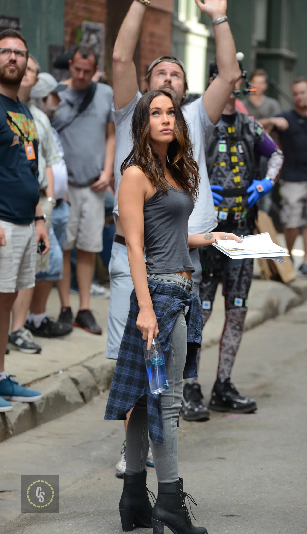 'Teenage Mutant Ninja Turtles 2' movie setFeaturing: Megan FoxWhere: Manhattan, New York, United StatesWhen: 12 May 2015Credit: TNYF/WENN.com