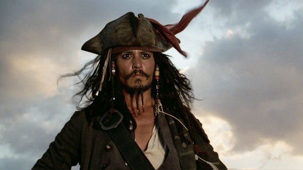 1. Captain Jack Sparrow