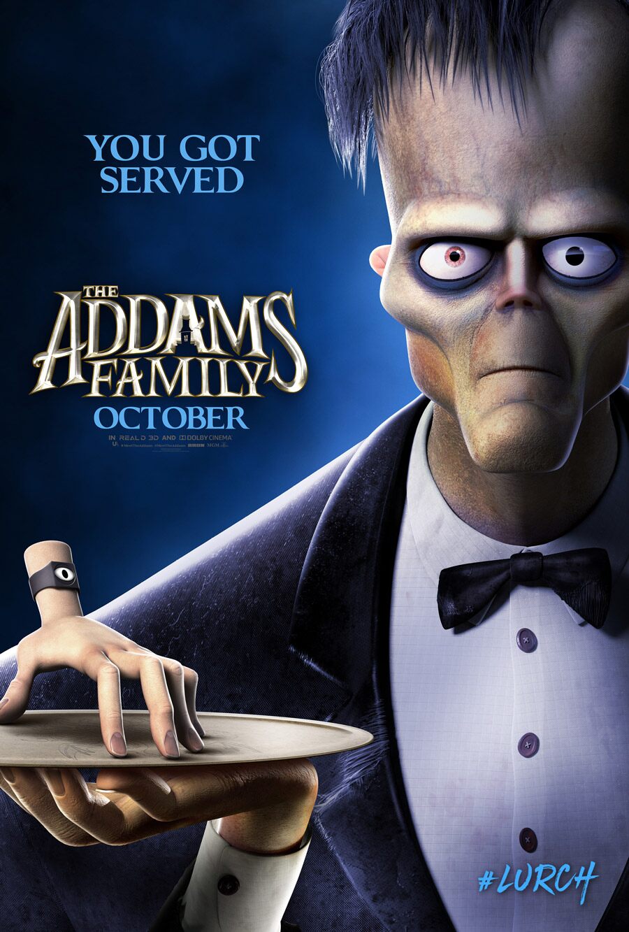 The Addams Family character posters introduce the creepy, kooky clan