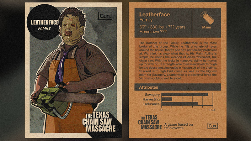 Leatherface Card