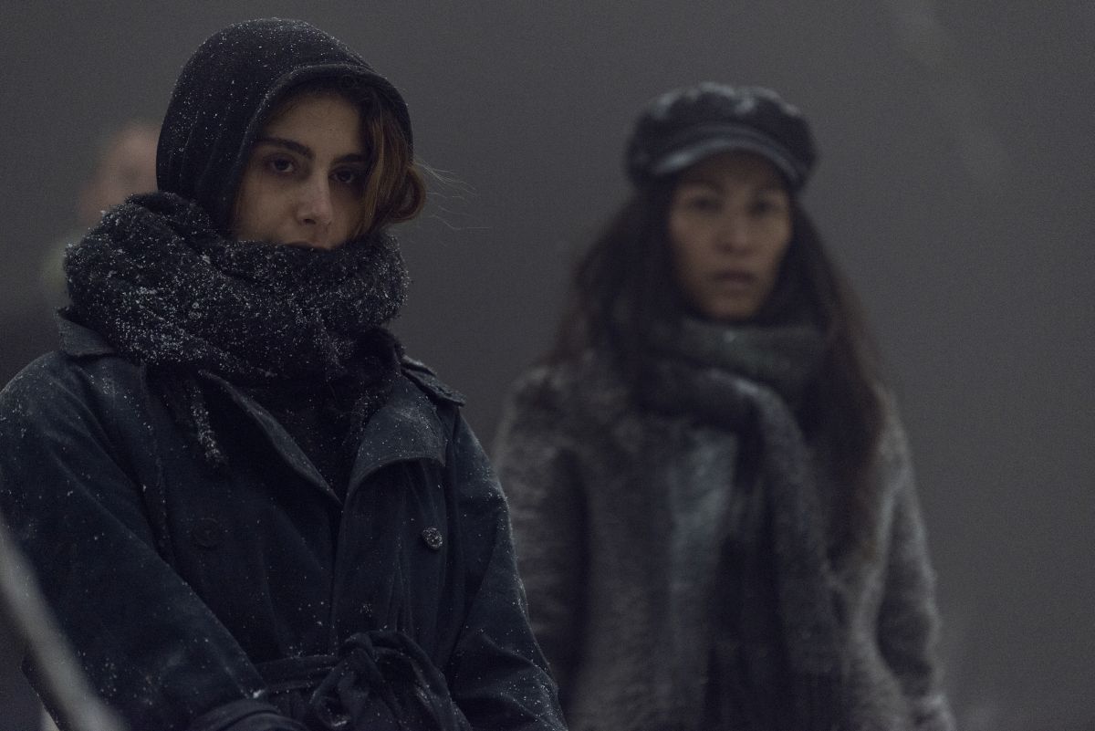 Nadia Hilker as Magna, Eleanor Matsuura as YumikoÂ - The Walking Dead _ Season 9, Episode 16 - Photo Credit: Gene Page/AMC