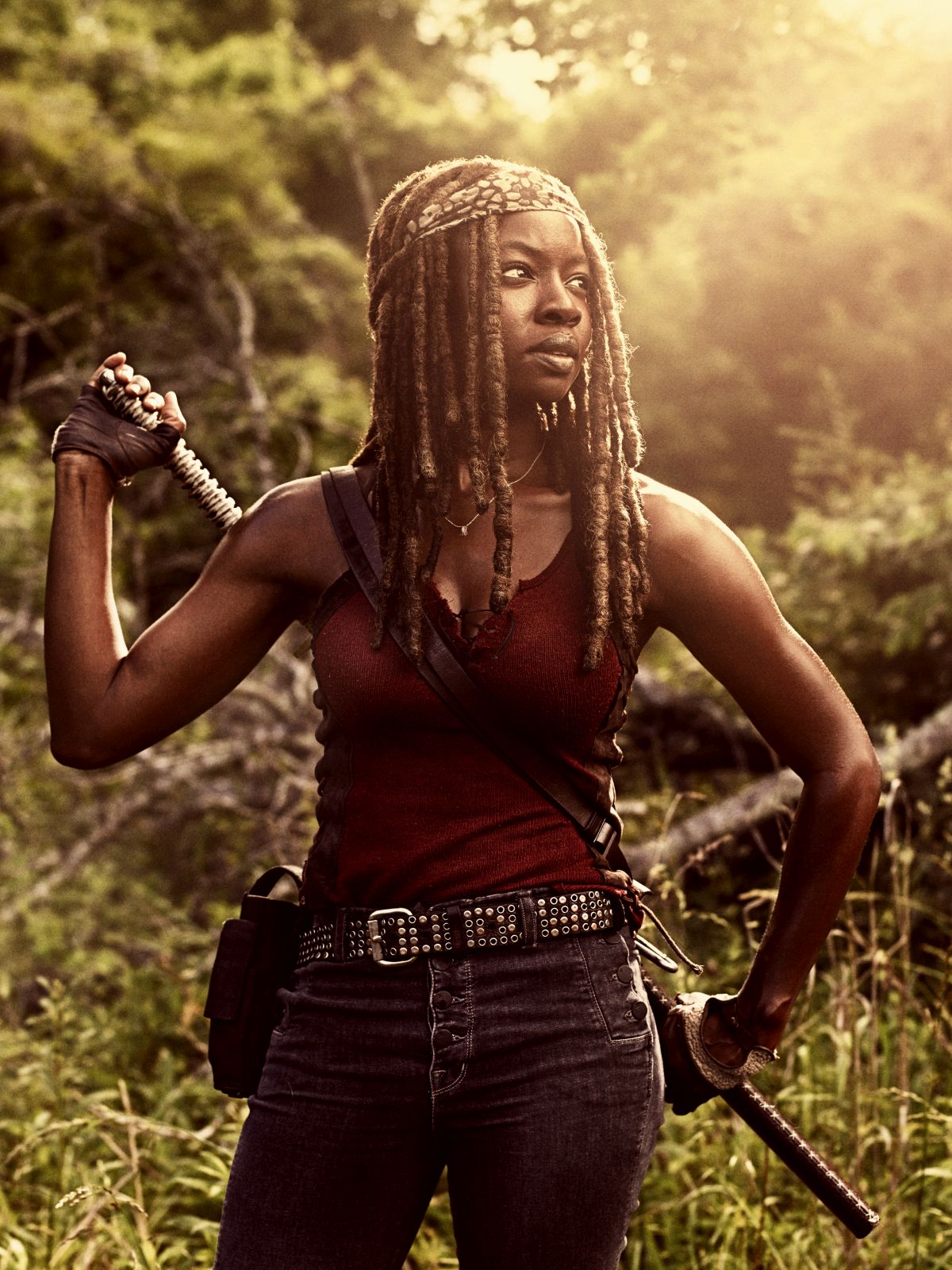 Danai Gurira as MichonneÂ - The Walking Dead _ Season 9, Gallery- Photo Credit: Victoria Will/AMC