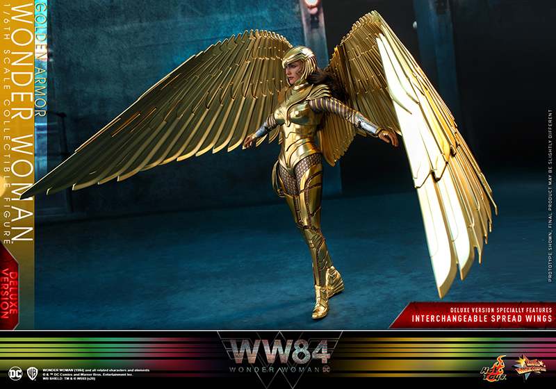 Hot Toys Ww84 Golden Armor Wonder Woman Collectible Figure Deluxe_pr9