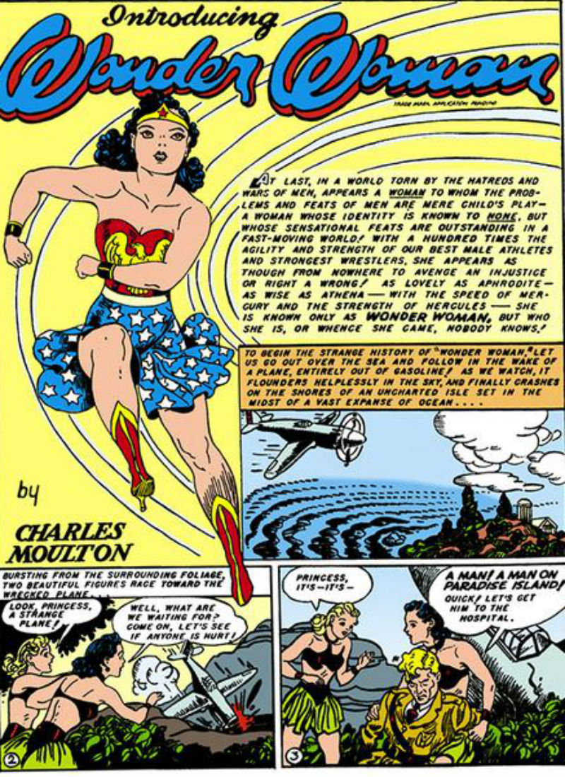 Wonder Woman's First Appearance